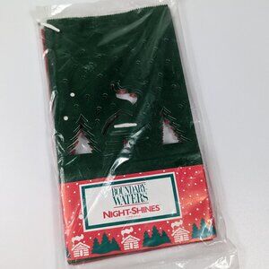 Vintage Boundary Waters Night Shines Christmas Holiday Paper Luminaria Bags